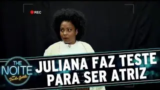 The Noite (08/06/15) - Murilo Acting: Juliana em teste para ser atriz
