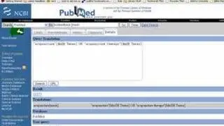 Tutorial: MeSH terms & Using the history tab