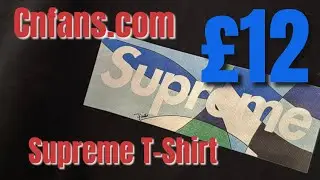 &pound;12 Supreme #Unboxing Hype: Supreme T-Shirt Review and First Impressions DHGate alternative #cnfans