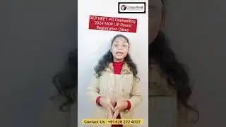 M.P NEET PG Counselling 2024 MOP UP Round Registration Dates #campuswala