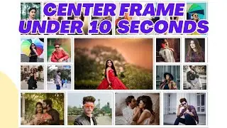 7569555600 - Center Frame Under 10 seconds -Frame Design Software #framemaking #mosaic #collagemaker