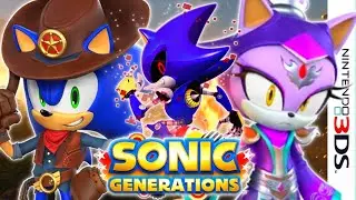 Sonic & Blaze Plays Sonic Generations 3DS Part 3! - MUSHROOM HILL + METAL SONIC?!