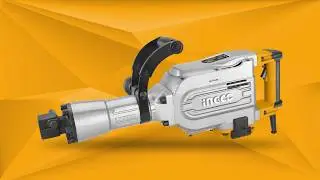 MARTILLO DEMOLEDOR INGCO PDB17008 SDS HEXAGONAL 1700W 50 JOULE 16KG  CON VALIJA