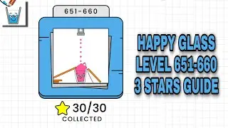 Happy Glass Level 651-660 | 3 Stars Guide
