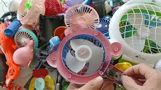 Restored mini fan from spare parts in old stuff - runs surprisingly strong