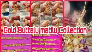 #goldbuttas #Goldearrings #Matilu collection with weight || Daily Vartha|| #mygoldjewellery #earring