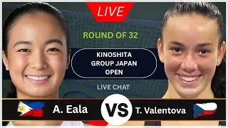 Alexandra Eala vs Tereza Valentov&aacute; | WTA  Japan Open 2025 | Live Score & Update