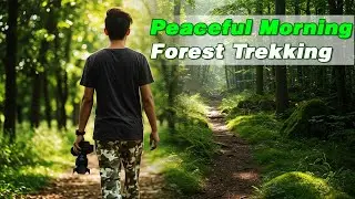 Peaceful Morning Walk & Forest Trekking | Nature Sounds & Scenic Trails