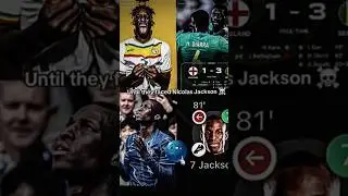 The goat Nicolas Jackson England vs Senegal.