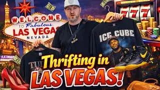 Day In The Life Of A Reseller - FINDING KOBE'S & RAP TEE'S IN LAS VEGAS THRIFT STORES PART 1