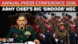 LIVE: Army Chief Gen Upendra Dwivedi Holds Annual Presser | Op Sindoor | Pakistan | Bangladesh | LoC