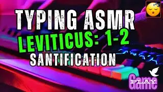 Christian ASMR Bible Study: Typing Bible Verses for Beginners to Relax and Focus 🙏