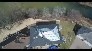 B Roll Drone Footage From Saint Paul Roof Replacement