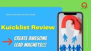 😍Kuicklist Review and Walkthrough - Create Awesome Lead Magnets - Great Alternative to PLR😍