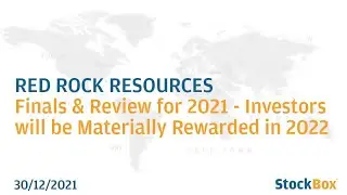 #RRR Finals & Review for 2021 - Investors will be Materially Rewarded in 2022