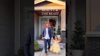 DIY beauty and the beast family costumes! #halloween2023 halloween2023 #halloweencostume