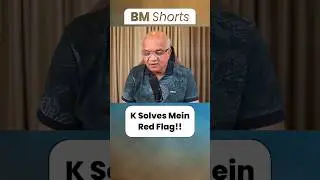 K Solves Mein Red Flag!!  #shorts #sharemarket2024