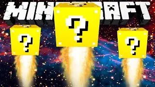 Minecraft Modded Minigame: 20 LAYER LUCKY BLOCK SPLEEF IN SPACE! - w/Preston & Friends!