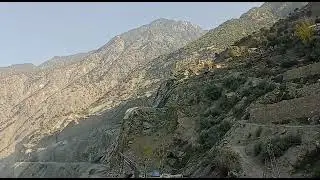 dasu dam new road preparation blasting video