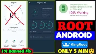 How To Root With KingRoot Any Android 2022 KingRoot 1% Banned Fix 100% Working In Android 11 10 9 8