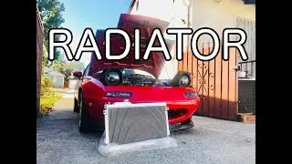 Miata gets new eBay radiator and Zerek Fabrication Roll Bar! Jimmy Has No Garage