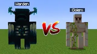 5 warden vs 30 iron golems | koyulead | #minecraft #trending #gaming #video #minecraftvs