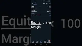 What is balance, equity, margin, free margin and margin level in forex mt5 | mt4