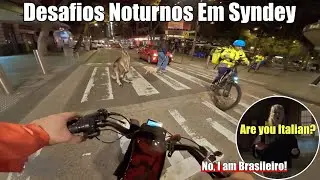 Noite Adentro em Sydney: Minha Jornada no Uber Eats de Bicicleta!
