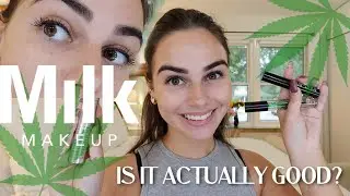 МАКИЯЖ ПОНЕДЕЛЬНИК &mdash; Тестирование косметики KUSH MILK MAKEUP, подводки для глаз, туши и многого другого || EJB