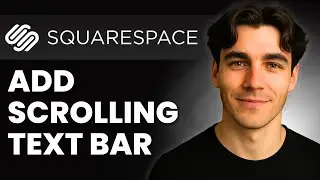 How To Create A Scrolling Announcement Bar Text In Squarespace (Tutorial 2026)