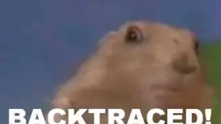 WE'VE BEEN BACKTRACED