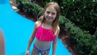 GYMNASTICS POOL PARTY! TYLER LEVINE SUPER SEVEN GYMNASTICS!