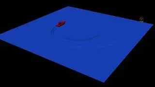tyFlow C# 2.5D Fluid Solver Demo Water Trail