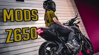 RETROVISORES y COLIN para Z650 - Mods