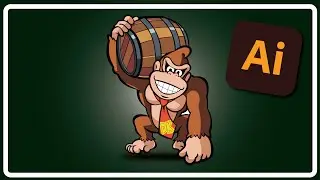 Speedy Art - Donkey Kong (vetoriza&ccedil;&atilde;o)
