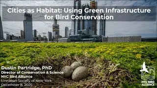 Dr. Dustin Partridge • Creating Bird Habitat Through Green Infrastructure in Urban Areas • Dec 2025