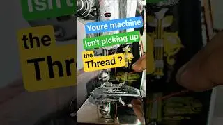 Sewing machine not picking up the thread? lets fix it! #sewing #sewingtutorial #sewingtips #shorts