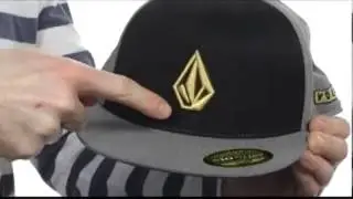 Volcom Too Stone Fabric 210 Fitted Hat SKU:#8078147
