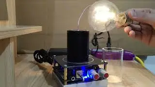 JZENT Bluetooth Music Tesla Coil SSTC Loudspeaker JE-07L