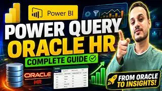 Add Columns, Split Text & Replace Values in Power Query Editor+ Connect to Oracle HR (2025)