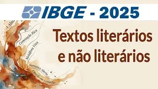 Textos literários e não literários
