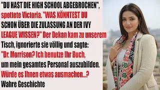 Meine Schwägerin nannte mich „ungebildet“ beim Abendessen – dann bat der Dekan MICH um ein Autogramm