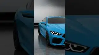 BMW M8 Competition in Sky Blue 🌌🔥 | Ultimate Luxury & Performance #BMWM8 #SkyBlue #EveryCarColor