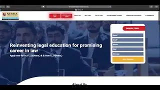 Application Flow Process for BA LLB/BCom LLB - Institute of Law, Nirma University