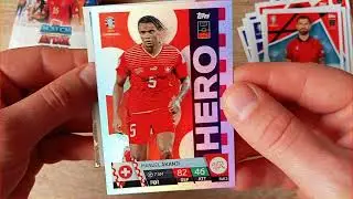 EURO 2024 TOPPS MATCH ATTAX! 12 Bal&iacute;čkov Futbalov&eacute; kartičky! Euro Match Attack! Unboxing!