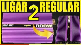 Como ligar duas pirâmides módulo de 800rms juntas (som automotivo) módulo/ pirâmide