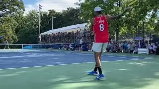 Nick Kyrgios and Jack Sock practice at Citi Open 22