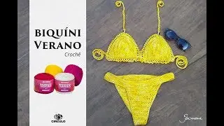 Biquíni de Crochê Verano passo a passo Prof. Simone Eleotério crochet
