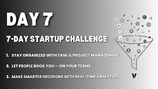 Master Tasks, Calendar & Analytics with Venturz: Day 7 | 7-Day Startup Challenge