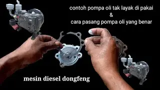 cara pasang pompa oli yang baru, wajib tau jangan asal pasang
